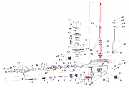 Редуктор для HIDEA HD30FHS